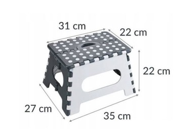 ПОРТАТИВНАЯ СТУПЕНКА СКЛАДНАЯ СТУЛКА ПРОТИВОСКОЛЬЗЯЩАЯ СТУЛКА