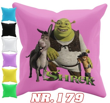 POSZEWKA NA PODUSZKĘ JAŚKA DO PRZEDSZKOLA SHREEK + IMIĘ GRATIS