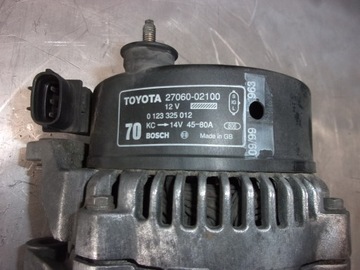 ALTERNÁTOR BOSCH 70A 0123325012 27600-02100 TOYOTA AVENSIS T22 1.6B