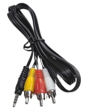 AV-кабель Разъем TRRS -> штекер Cinch 3.5 -> аудио/видео адаптер 3xRCA