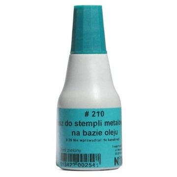 TUSZ OLEJOWY DO STEMP. METAL. 210NORIS CZARNY 25ml