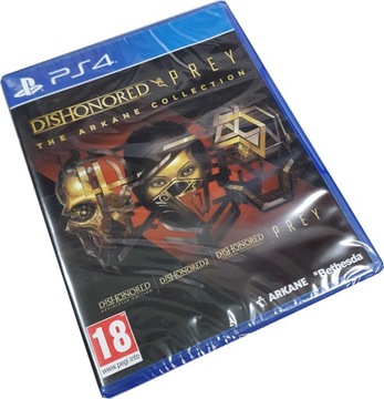 DISHONORED AND PREY: THE ARKANE / PS4 / 3 gry / PL