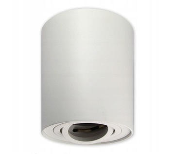 Lampa spot tuba GU10 kierunkowa biała 9,6/12,5 cm