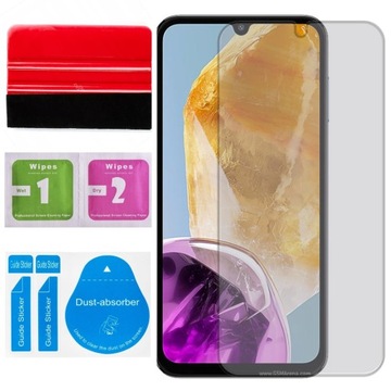 MATOWA FOLIA HYDROŻELOWA DO SAMSUNG GALAXY M15 ZESTAW Z RAKLĄ ŚCIERECZKI