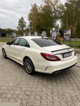 Mercedes CLS W218 Coupe Facelifting 500 408KM 2017 Mercedes CLS 550 4-Matic 9G-Tronic Pakiet stylistyczny AMG Zadbany 2017r, zdjęcie 5