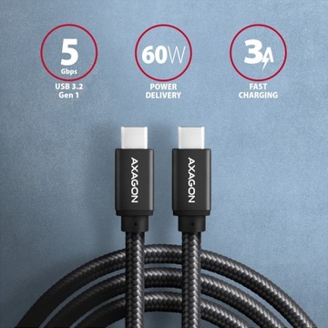 BUCM3-CM10AB Кабель USB-C — USB-C 3.2 Gen 1, 1 м,