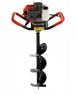 БЕНЗИНОВАЯ БУРА ДЛЯ ПОЧВЫ KRAFT 6 л.с. + 3 БУРА