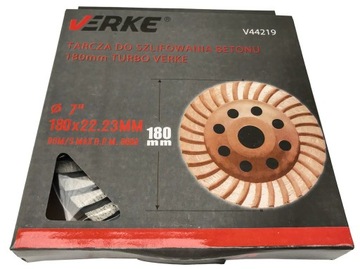 VERKE V44219 ДИСК ДЛЯ ШЛИФОВАНИЯ ПО БЕТОНУ TURBO POT 180 мм