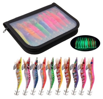 WOBLERY NA SPINNING KREWETKA r.2,5 ZESTAW 10szt