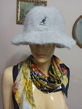 KANGOL kapelusz z ANGORY Z LOGO roz XL-56-58