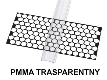 KLOSZ DO PROFILI LED 1M A B C D G H Y Z X - PMMA