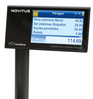 Онлайн-фискальный принтер NOVITUS HD II с Wi-Fi + фискализация и обучение