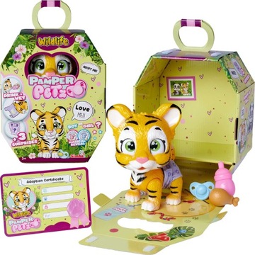 ИНТЕРАКТИВНАЯ ФИГУРКА PAMPER PETZ ТИГР, ПИТЬЮ ПИЮ + БАНДА ПОДГРУЖЕННИКОВ