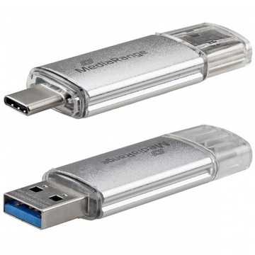 2X PENDRIVE USB-C 32GB DO SMARTFONA ANDROID IPHONE USB-A ZATYCZKI METALOWY