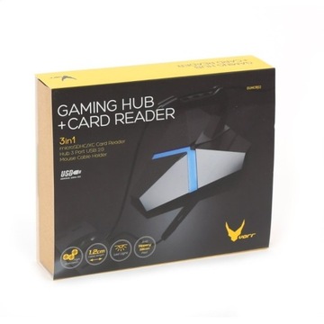 OMEGA VARR MOUSE BUNGEE MYSZKA 3in1 COMBO GAMING HUB 3-PORT microSD