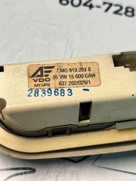 DISPLEJ HODINY FORD GALAXY ALHAMBRA SHARAN 7M0919203B 95VW15000