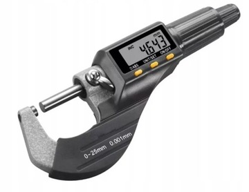 MIKROMETR ELEKTRONICZNY NONIUSZOWY 0-25mm/0.001 mm