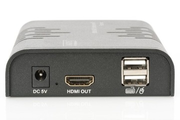 KVM-удлинитель/удлинитель (HDMI+USB) до 120 м по Cat.5e UTP или IP