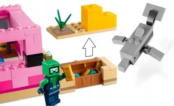 LEGO MINECRAFT 21247 ДОМ АКсолОТЛЯ ПОДАРОК