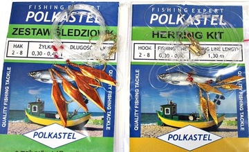 НАБОР МОРСКОЙ ПРИМАНКИ В КОРОБКЕ - ТРЕСКА, СЕЛЬДЬ