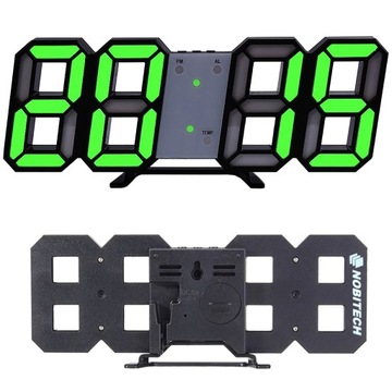 БОЛЬШИЕ СВЕТОДИОДНЫЕ НАСТЕННЫЕ ЧАСЫ, ЭЛЕКТРОННАЯ ЦИФРОВАЯ ДАТА