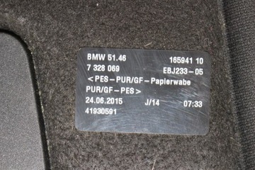 POLIČKA KUFRU ZADNÍ BMW 3 GT F34 7328069
