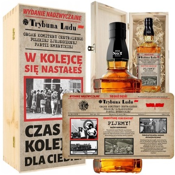 SKRZYNKA PREZENT Z OKAZJI PRZEJŚCIA NA EMERYTURĘ EMERYTURA DLA EMERYTA PRL