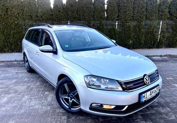 Volkswagen Passat B7 Variant 1.6 TDI CR DPF BlueMotion 105KM 2014 Volkswagen Passat KLIMA NAVI Oplacony Stan bdb ZAMIANA 1.6 Diesel
