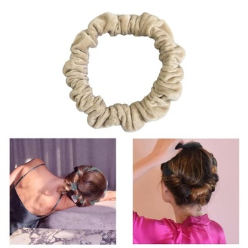 Повязка на голову с щипцами для завивки волос