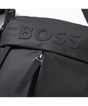 HUGO BOSS męska reporterka torba Crossbody Bag BLACK NOWA