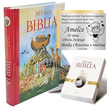 BIBLIA NA CHRZEST PREZENT NA KOMUNIĘ PAMIĄTKA I KOMUNII ŚWIĘTEJ CHRZTU ŚW.