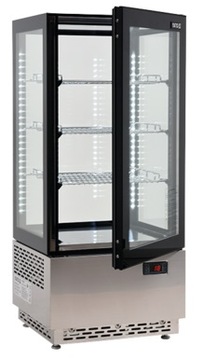 ХОЛОДИЛЬНАЯ ВИТРИНА ДЛЯ ТОРТОВ, ДЕСЕРТОВ, 78Л, ЧЕРНАЯ