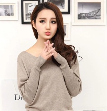 Spring autumn sweaters women fashion sexy v-neck