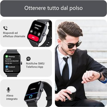 Умные часы Gydom со встроенной Alexa 1,8 дюйма Android/Ios