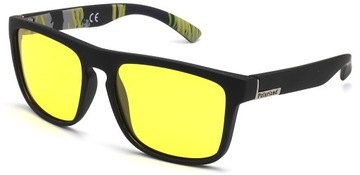 Okulary polaryzacyjne męskie rozjaśniające żółte kierowców uv400 polarized