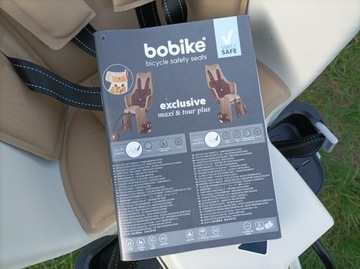 Fotelik Rowerowy Bobike Exclusive Tour Plus na ramę / SAFARI CHIC