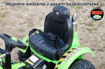 АККУМУЛЯТОРНЫЙ ТРАКТОР 12 В С ПОДВИЖНЫМ ЭКСКАВАТОРОМ 2x45 Вт