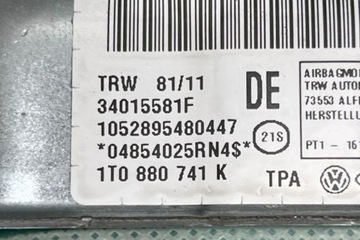 ZÁVĚS LEVÝ VW TOURAN (1T3) 1052895480447 2.0L DIESEL 2012