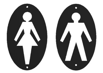 Oznaczenie wc tabliczka toaleta RÓŻNE KOLORY