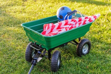 WÓZEK OGRODOWY PRZYCZEPKA TACZKA WYWROTKA 75l