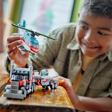 LEGO CREATOR BRICKS 31146 ЭВАКУАТОР С ПЛАТФОРМОЙ TIR С ВЕРТОЛЕТОМ