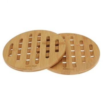 Настольная подставка POT PAD, столешница из бамбука - экологическая