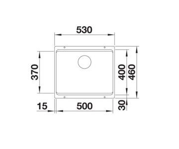 Мойка Blanco ETAGON 500U антрацит 522227 + сифон