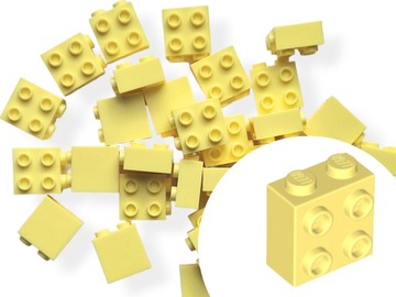 LEGO 22885 Brick Klocek 1x2x1 z wypustkami Bright Light Yellow Żółty 10 szt
