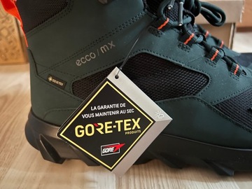 ECCO MX M GTX Męskie wysokie buty outdoorowe Gore-Tex 43 Zielone
