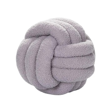 Pluszowa poduszka z węzłem Średnica 22 cm Pokój