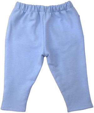 Синие спортивные штаны на резинке, 68 см + 4 м.