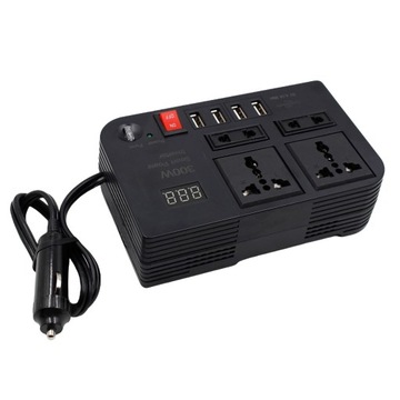 300W 300W Car Power Inverter DC 12V to AC 220V