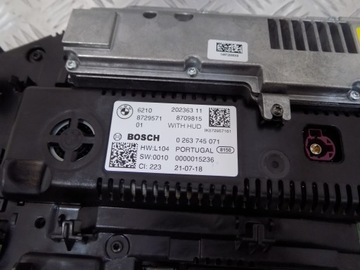 BMW X5 G05 DISPLEJ BUDÍK PŘÍSTROJOVÁ DESKA 8709815