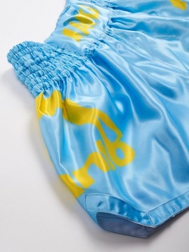 MANTO ЖЕНСКИЕ ШОРТЫ ДЛЯ ТАЙСКОГО МЬЮ-ТАЙ, двойные синие, M